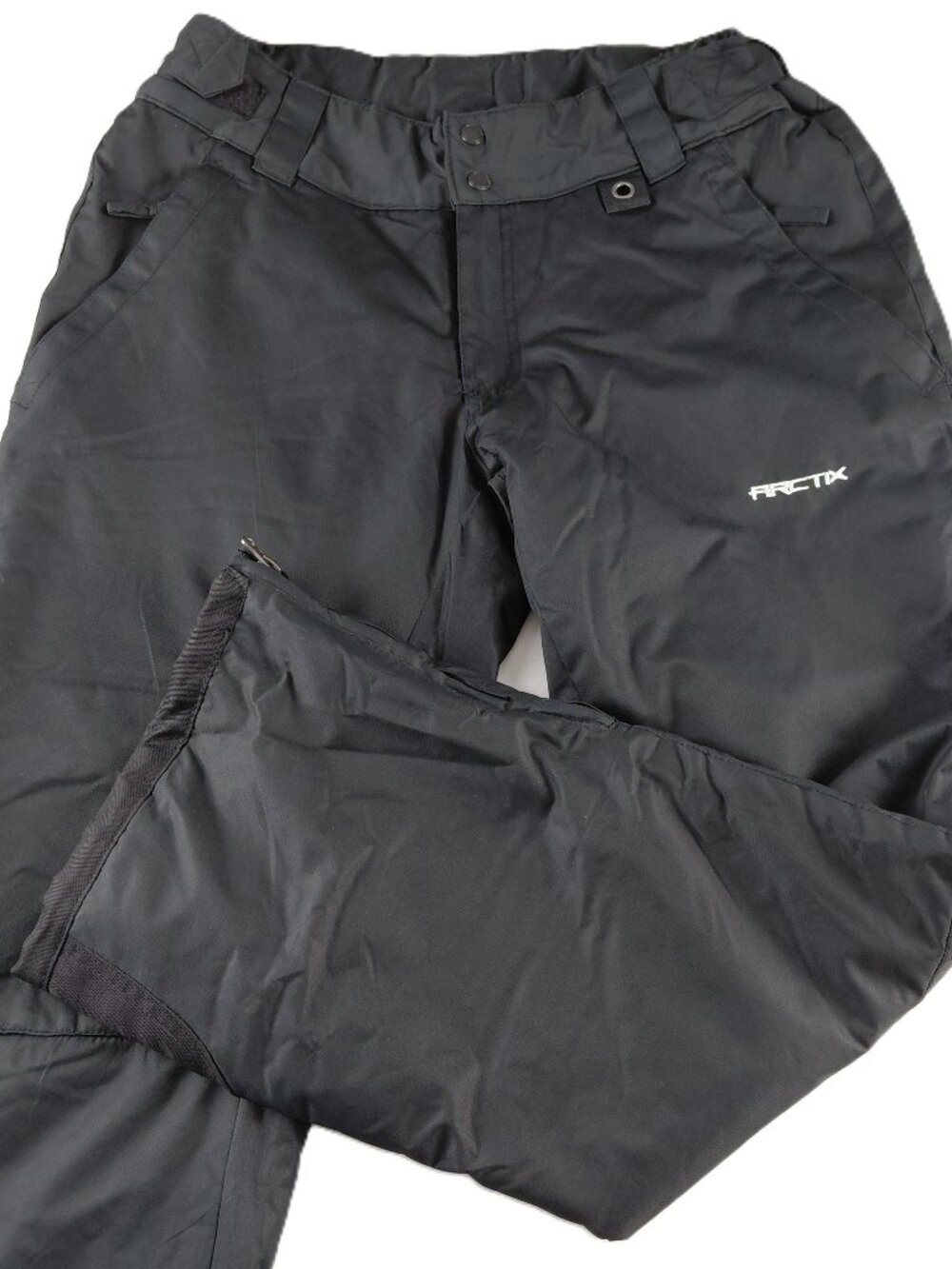 ARCTIX 1800 Insulated Snow Pant Women's Size Large Black Adjustable Waist Ski